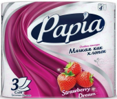 Туалетная бумага Papia Strawberry Dream 4шт.