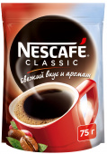 Nescafe Classic растворимый пак 75 гр.