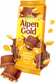 Alpen Gold с арахисом и кукурузными хлопьями
