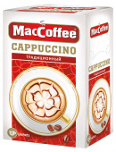 MacCoffee Cappuccino Традиционный 3 в 1, 10 шт