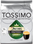 Tassimo Jacobs Espresso Classico кофе в капсулах, 8 шт