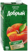«Добрый» яблоко-персик 2 л.