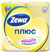 Туалетная бумага Zewa Плюс «Ромашка» 4шт.