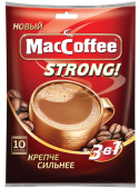 MacCoffee Strong 3 в 1 напиток кофейный, 10 шт