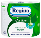 Туалетная бумага белая Regina «Алое Вера» 4шт.