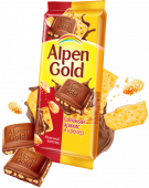 Alpen Gold с соленым арахисом и крекером